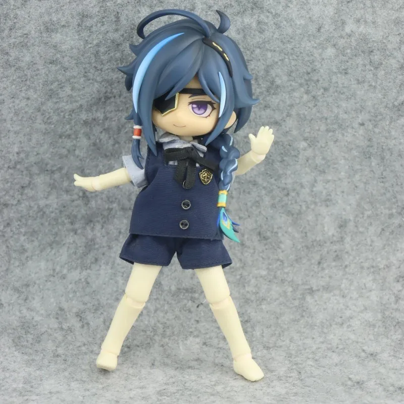 Genshin Impact Kaeya OB11 OB22 Peluca de pelo BJD desmontable hecha a mano accesorios de muñeca juego accesorios lindos figura de Anime juguete para niños Gif