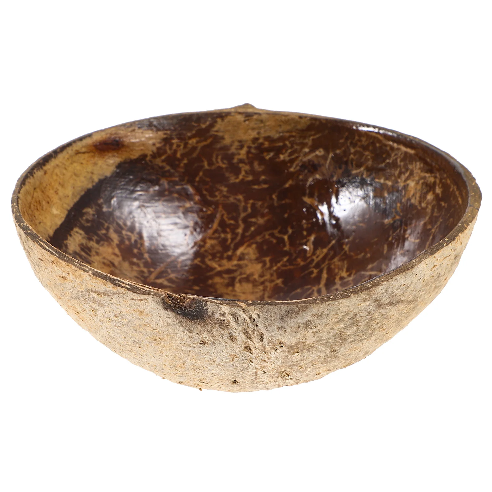 

Coconuts Shell Bowl Natural Rough Texture Aromatherapy Holder Multi Function Storage Bowl Home Use Food Containers