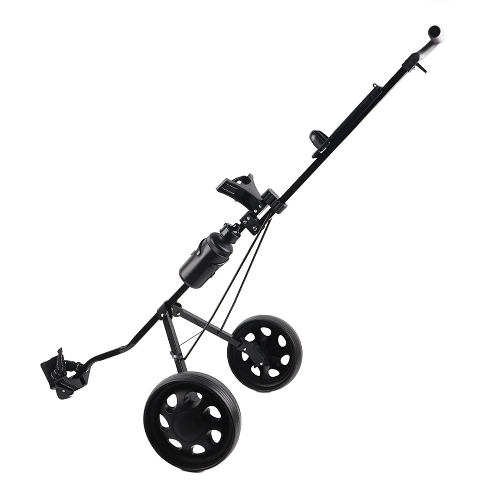 Foldable Golf Trolley Multifunctional 2‑Wheel Push Pull Cart Course Equipment