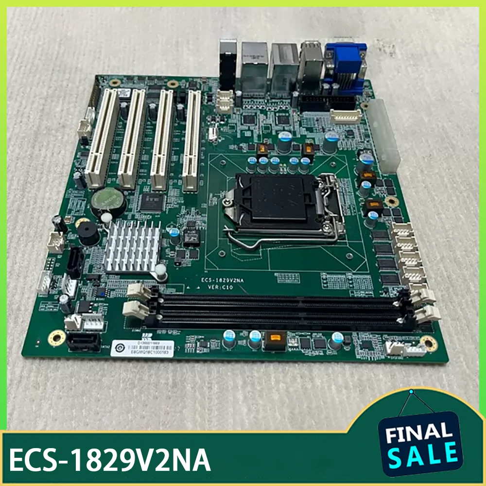 ECS-1829V2NA VER:C10 Industrial Control Computer Motherboard ECS-1829V2NA 