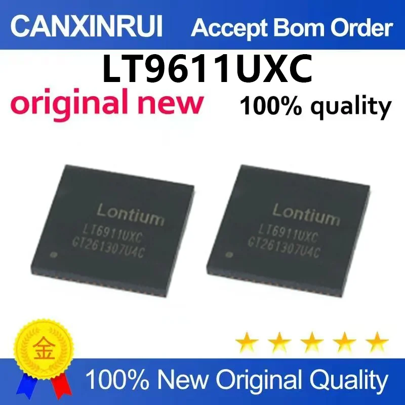 （5pcs-100pcs）Original LT9611UXC LT6911UXC Package QFN64 Video Interface IC Dual Port Converter