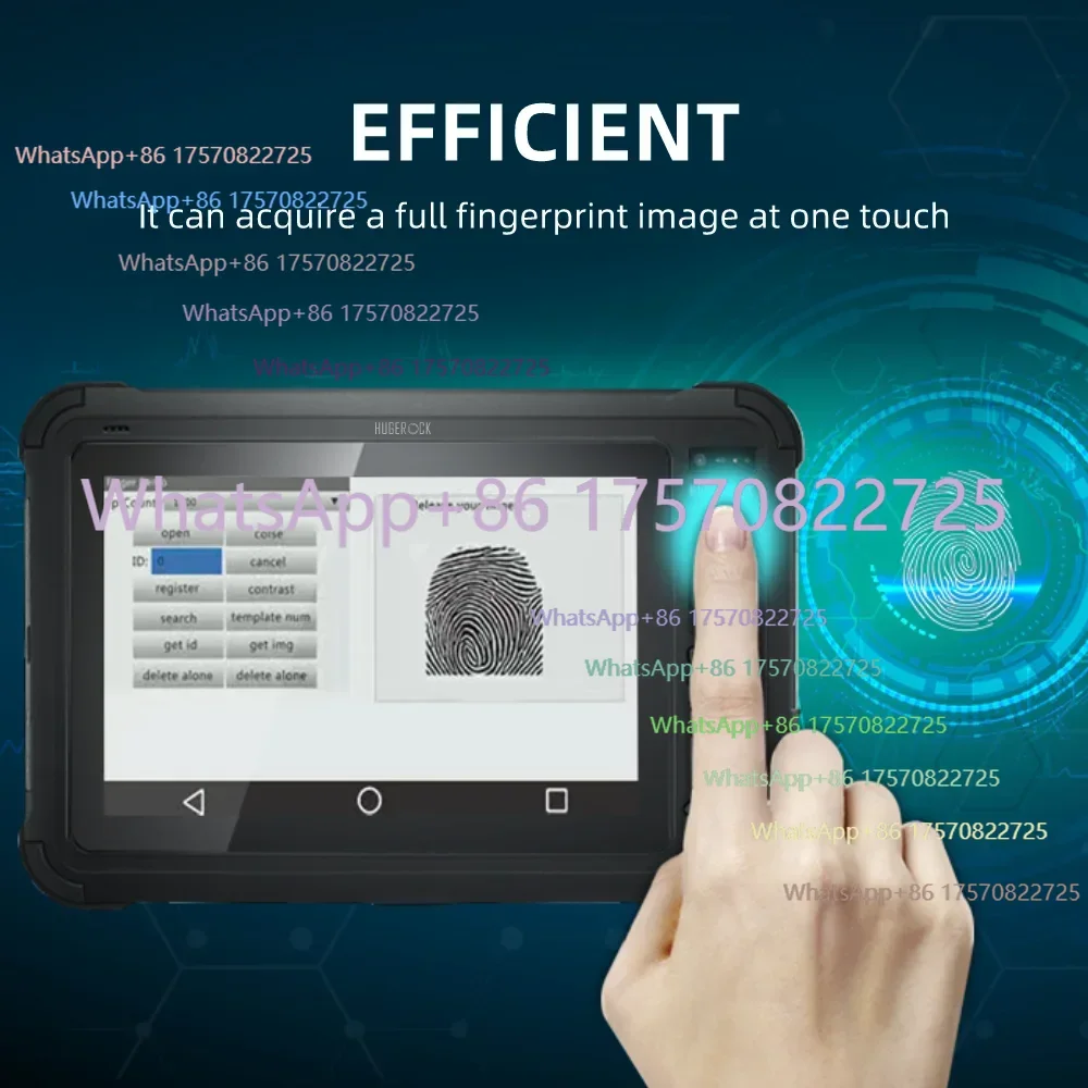 OEM S102B 10.1 Inch Industrial Android Rugged Tablet PC Shockproof 8+128GB 1920*1200 NFC Reader Biometric Fingerprint Octa Core