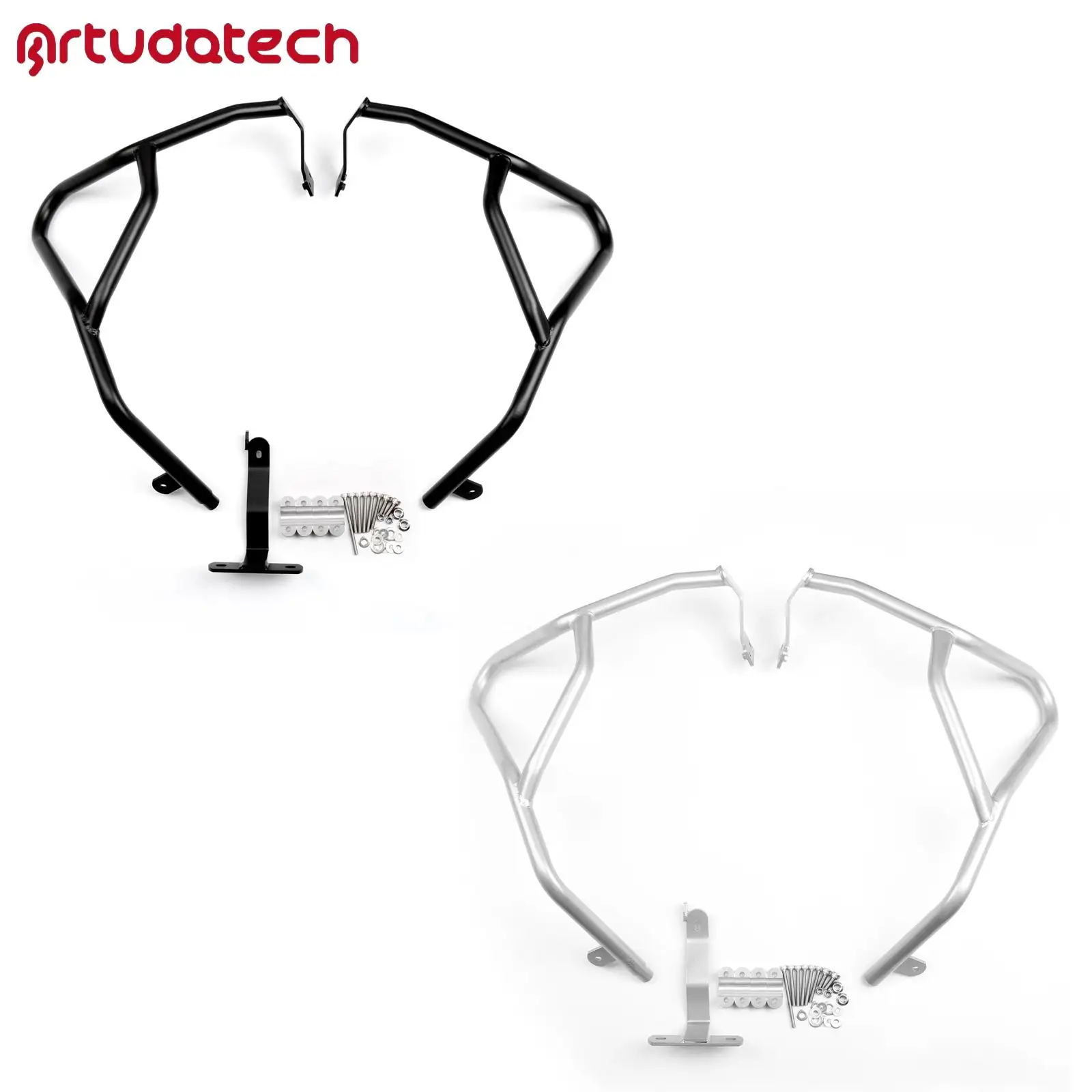 Artudatech Crash Bars Engine Protection Upper for BMW F800GS Adventure 2014 2015 2016 Black