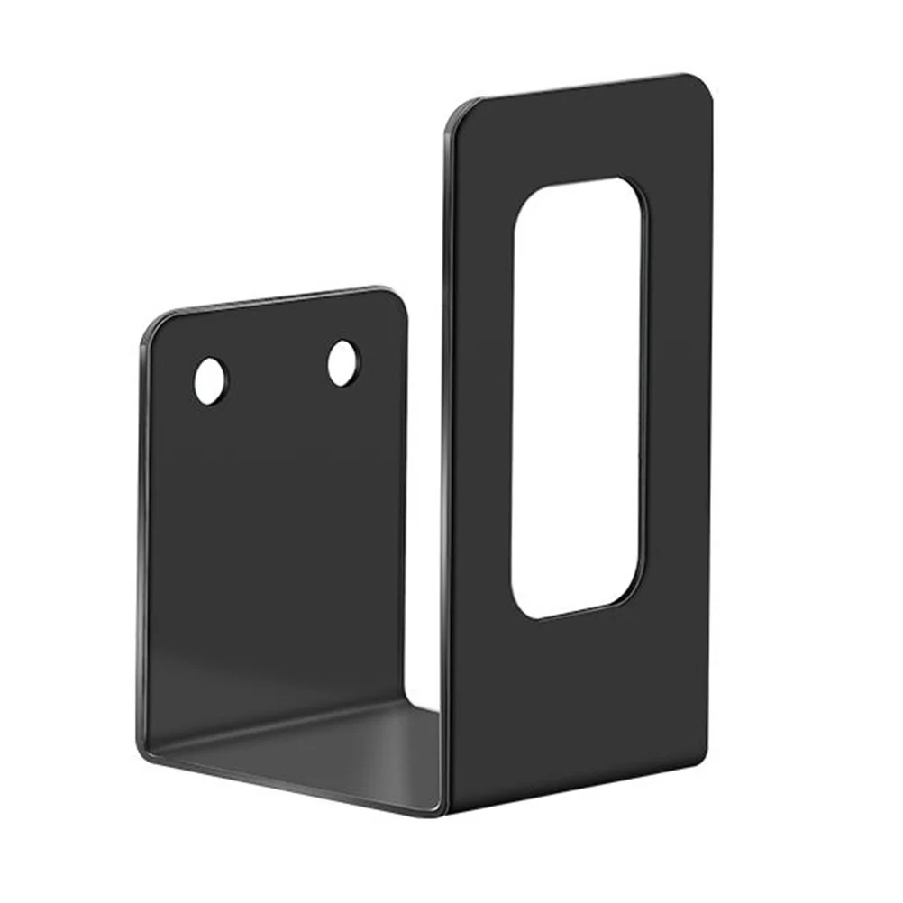 

1Pair Stainless Steel Pot Pan Rack Wall Mount Holder for Kitchen Bathroom Storage Hanging Rack Double Bar Black