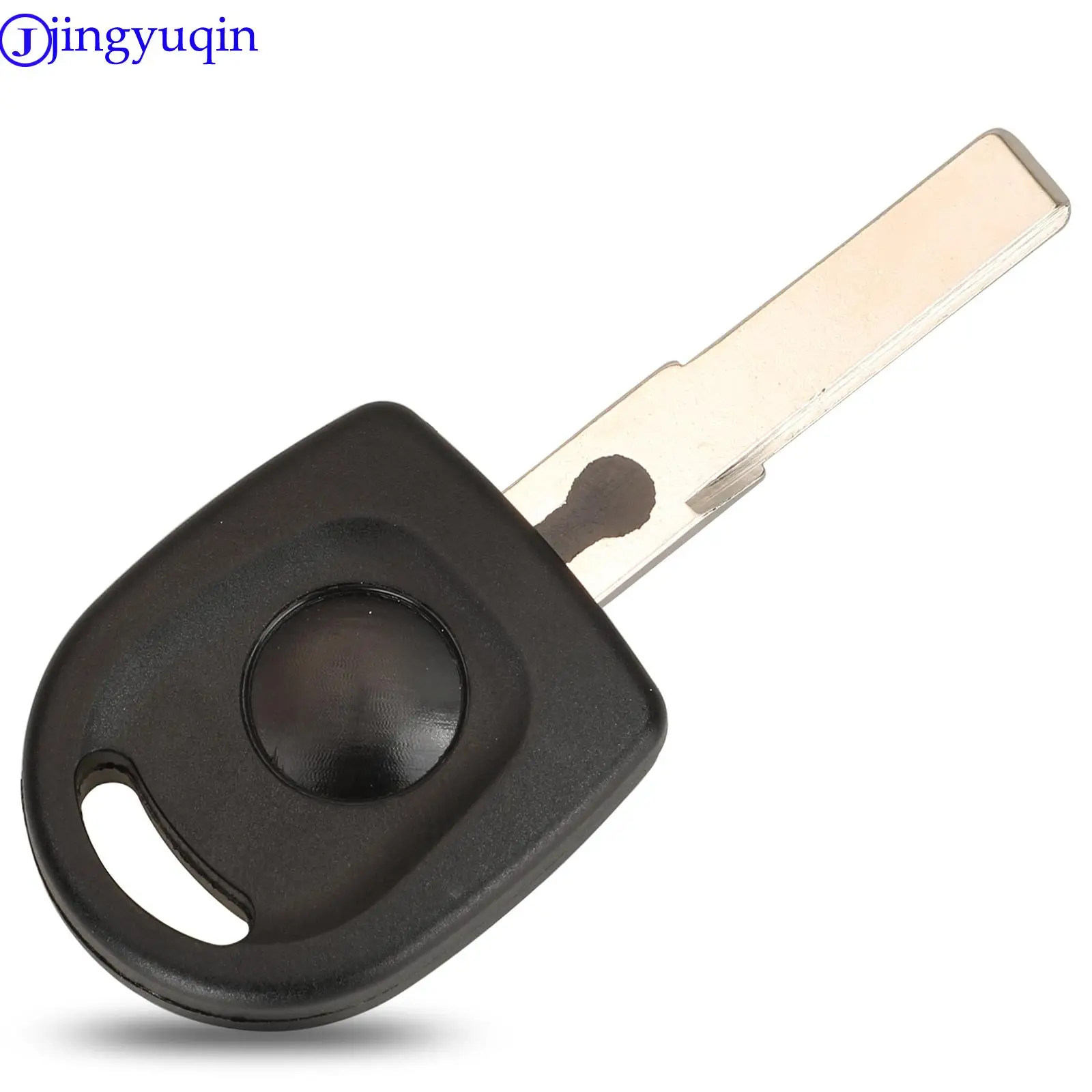 jingyuqin ID48 Chip Uncut Blade HU66 hu162t Blade Car Key Blank Case For VW Volkswagen Passat Transponder Key Shell