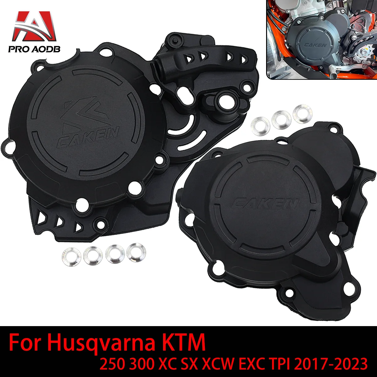 

Motorcycle Ignition Guard Cover Clutch Protector For KTM SX XC EXC XCW TPI 250 300 For Husqvarna TC TE 250 250i 300i 2017-2023