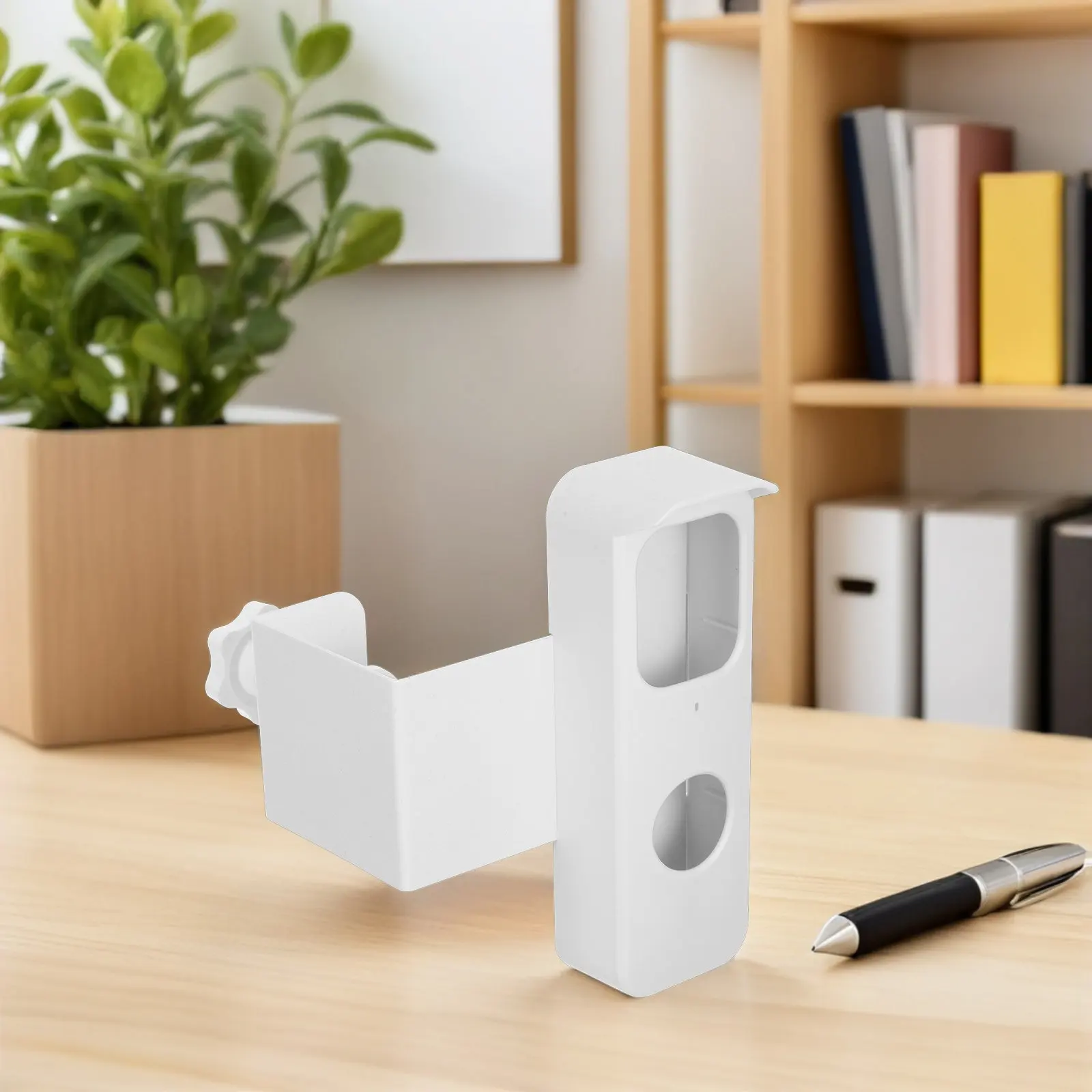 No-Drill Doorbell Mount Anti-Theft Rainproof Holder for Apartment Doors Video Doorbell Bracket Security Door Accessory