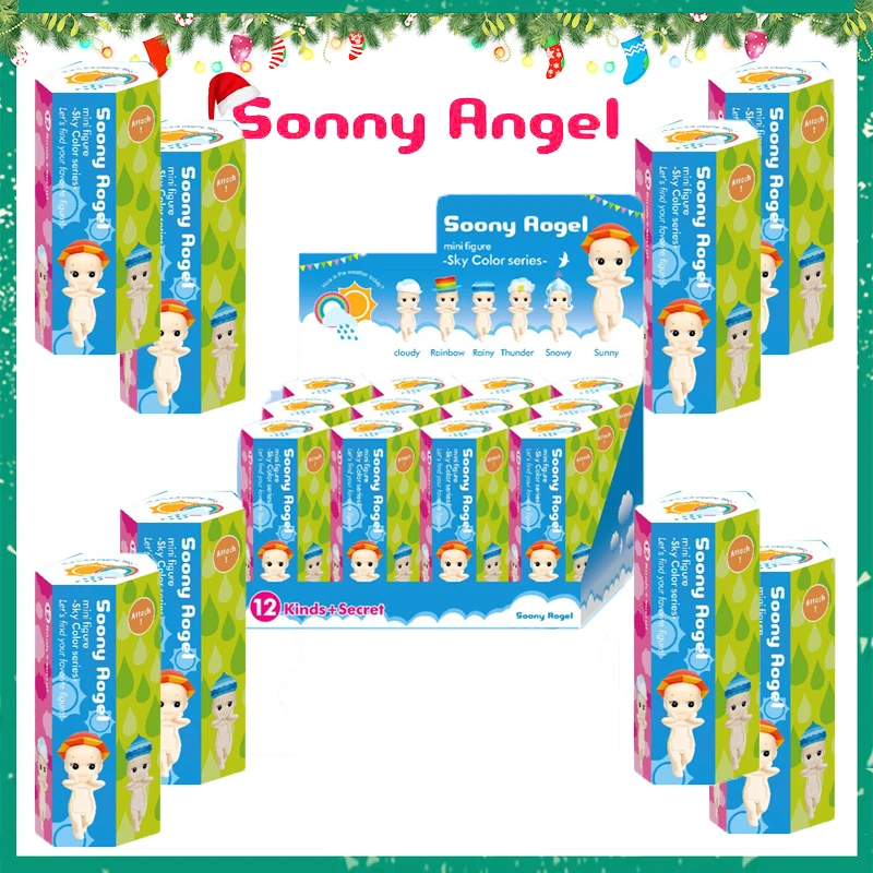 Sonny Angel Angel Weather Anime Figures Ornaments Dolls Christmas Gift Desktop Ornament Christmas Toy Doll