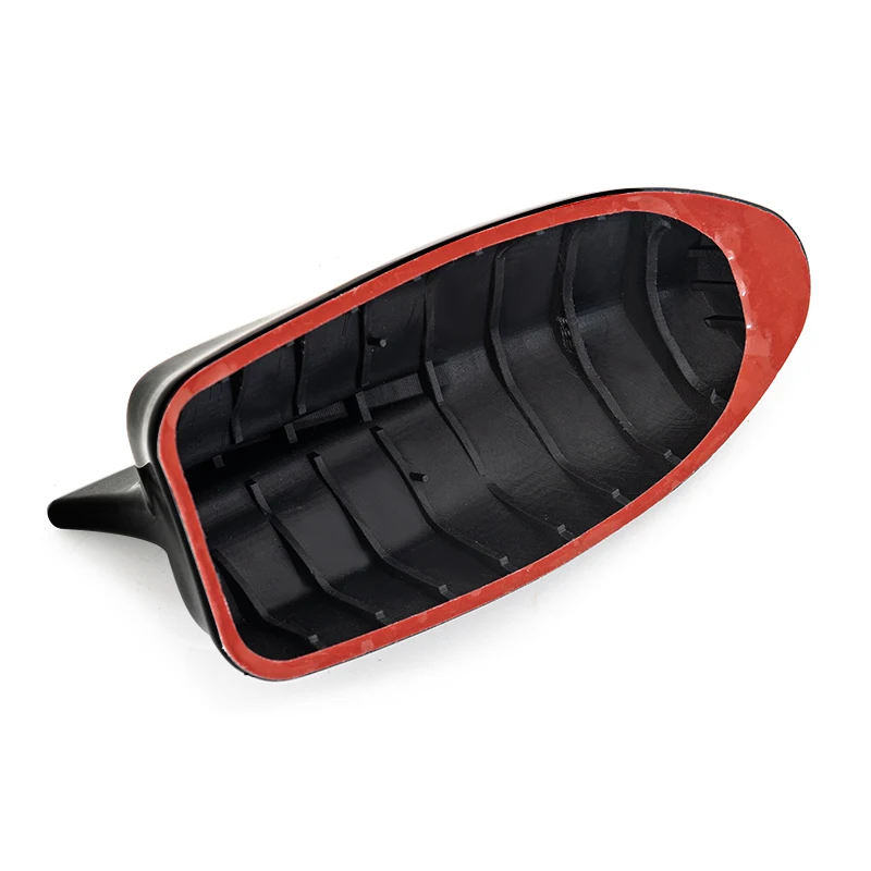 Rhyming Shark Fin Antennenabdeckung für Hyundai Kona 2018 2019 2020 2021, glänzend schwarz, Autodach-Antennenkappe, dekoratives Autozubehör – Detail 6