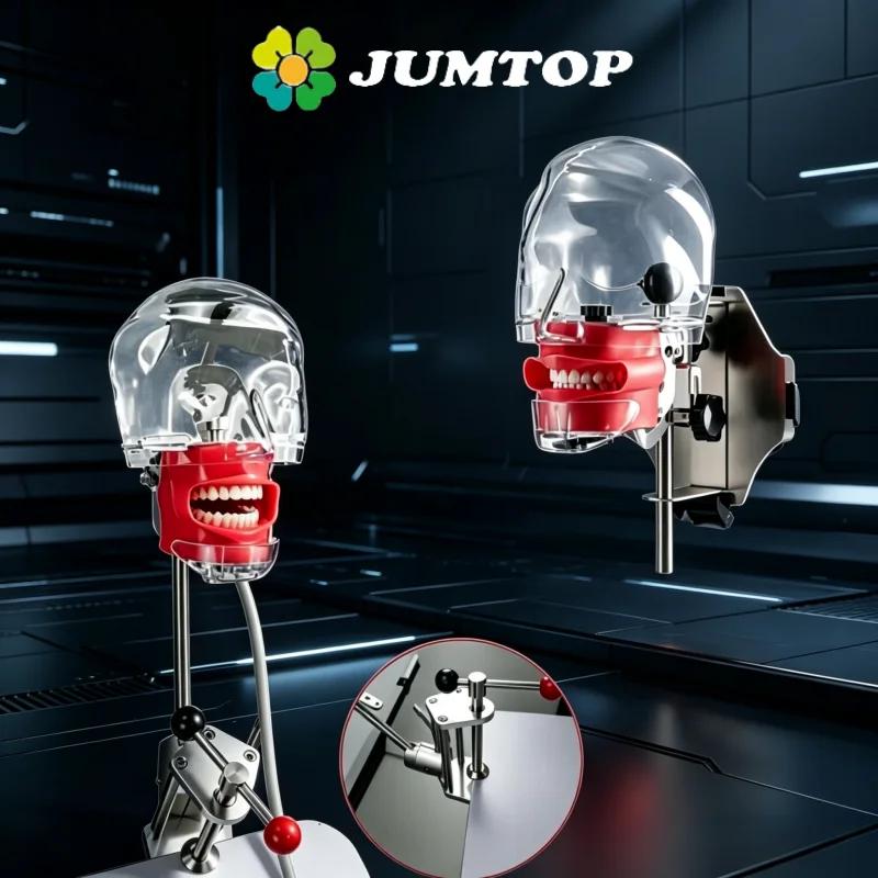 

Тренажер-симулятор JUMTOP для обучения стоматологов: простая модель головы-манекена (фантомная голова)