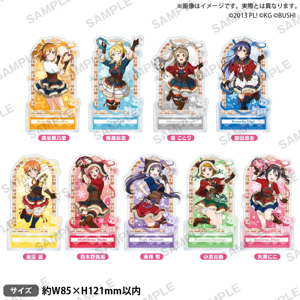 Japan Bushiroad Goods Lovelive Muse S Snow Mountain Ver Flash Standing Sign