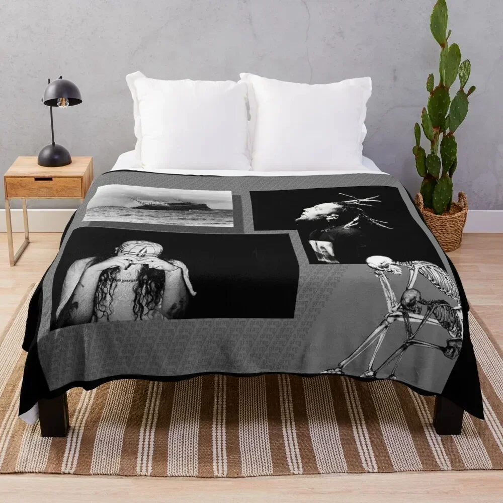 

Eternal grey Throw Blanket Foldable Soft Warm Blanket for Outdoor Use