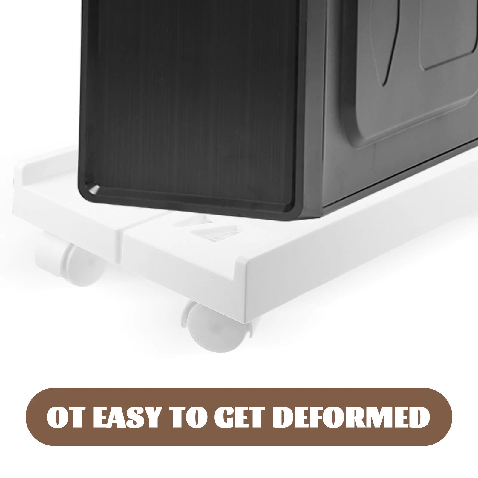 حامل برج الكمبيوتر، حامل عربة الكمبيوتر المتحرك، تصميم حاجز واقي، حامل كمبيوتر مكتبي مجوف، وظيفة تبديد الحرارة #3