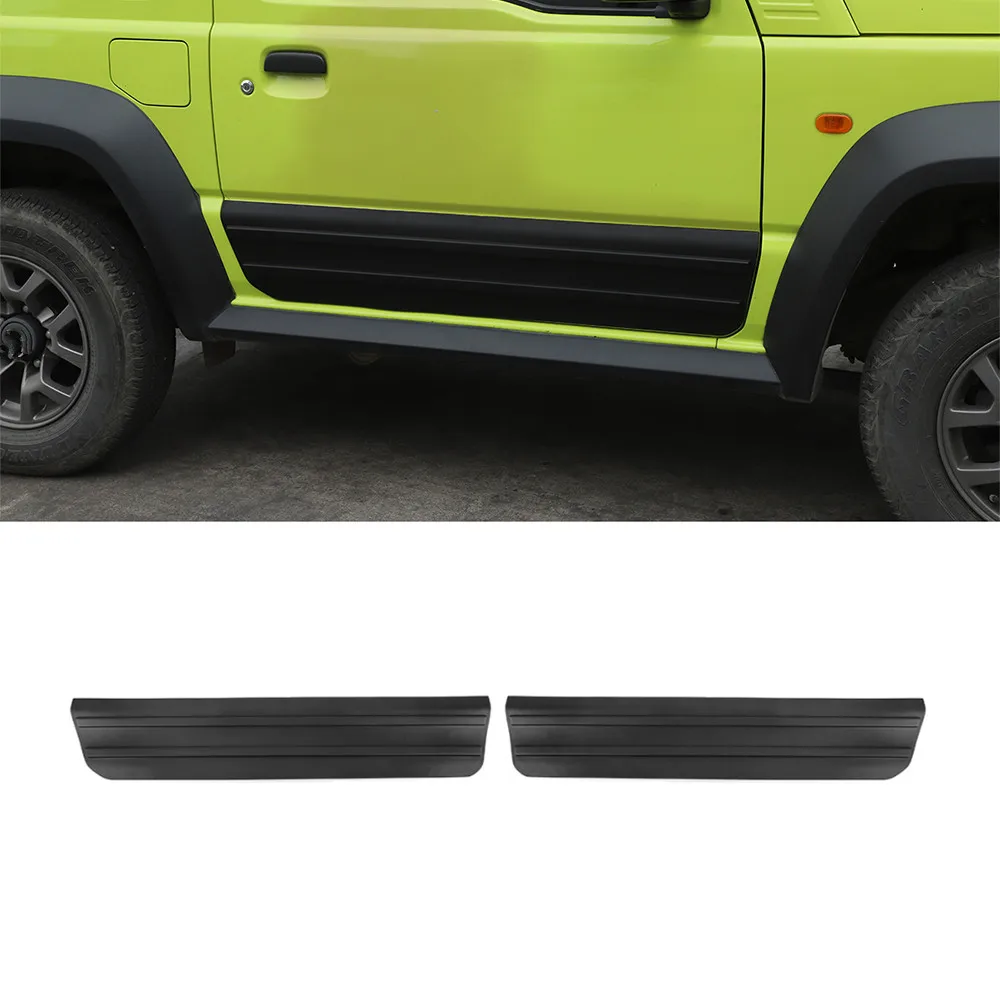 Car Door Protective Cover Decoration Trim Stickers For Suzuki Jimny 2019 up Exterior ABS Accessories 2pcs