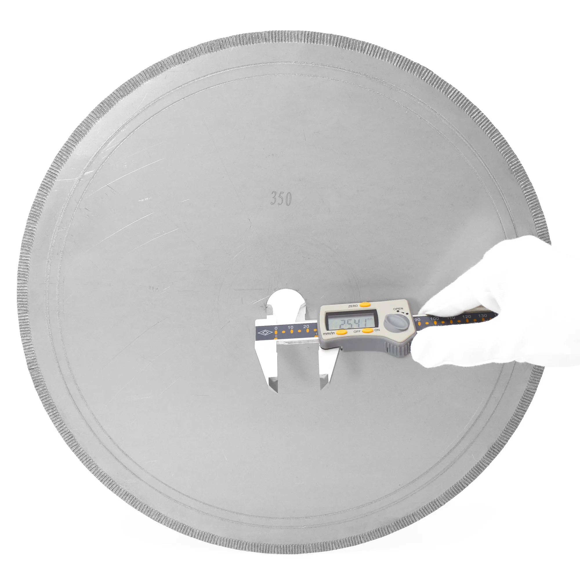 

14" 350mm Diamond Circular Saw Blade Notched Rim Cutting Disc Arbor 25/25.4/32mm Bushing 3/4" 5/8" Lapidary Tools For Stone Jade