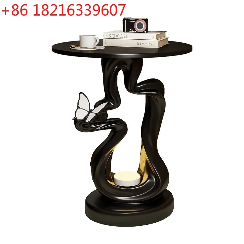 Abstract butterfly sculpture floor-to-ceiling night light ornament hotel living room study home soft decoration