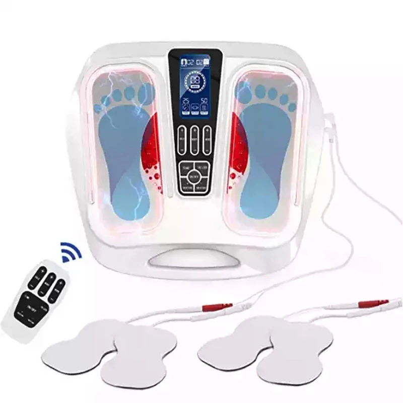 Massaggiatore plantare Stimolatore di circolazione plantare AST-300L con calore EMS e TENS Massaggiatore plantare Stimolatore elettrico plantare per alleviare il dolore M