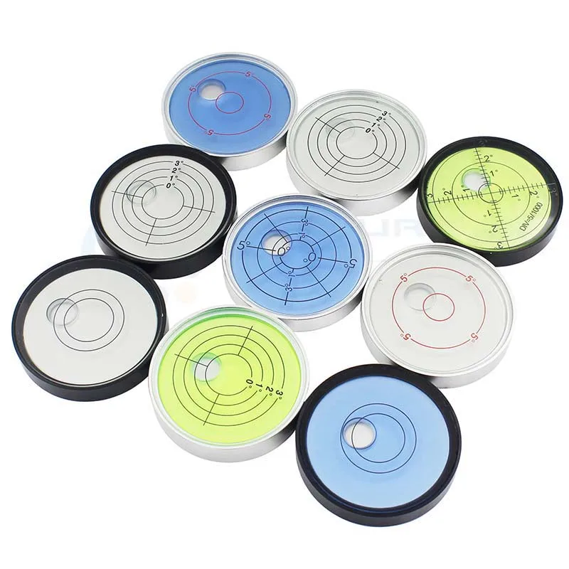 แม่เหล็กหลายรูปแบบ Universal รอบโลหะ Spirit ระดับเส้นผ่านศูนย์กลาง 60 มม.สูง 10 มม.1 PCS