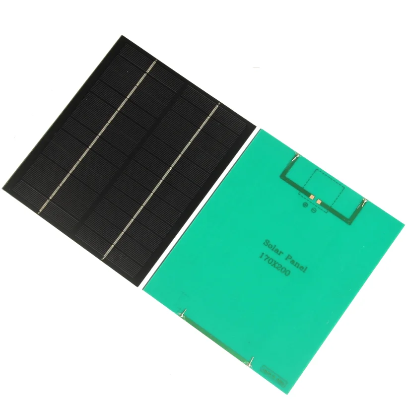 Монокристаллический кремний 6 Вт 12 В Солнечная панель Солнечная батарея Chargr для батарейной системы 9 В-12 В Свет 200*170 мм 10 шт.