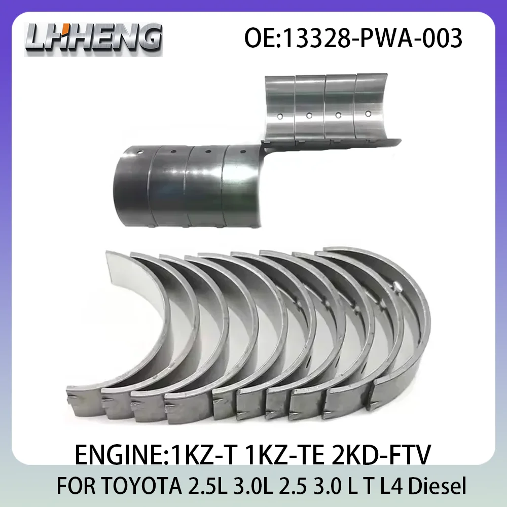 

Engine Main & Rod Bearings Kit FOR TOYOTA RUNNER DYNA FORYUNER GRANVIA HIACE 2.5L 3.0L 2.5 3.0 L T Diesel 93-25 13041-30020 1KZ