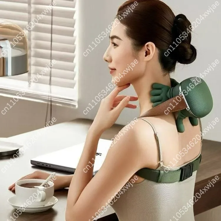 Portable Neck Massager Large Battery SPA Function Rechargeable for Shoulder Relief