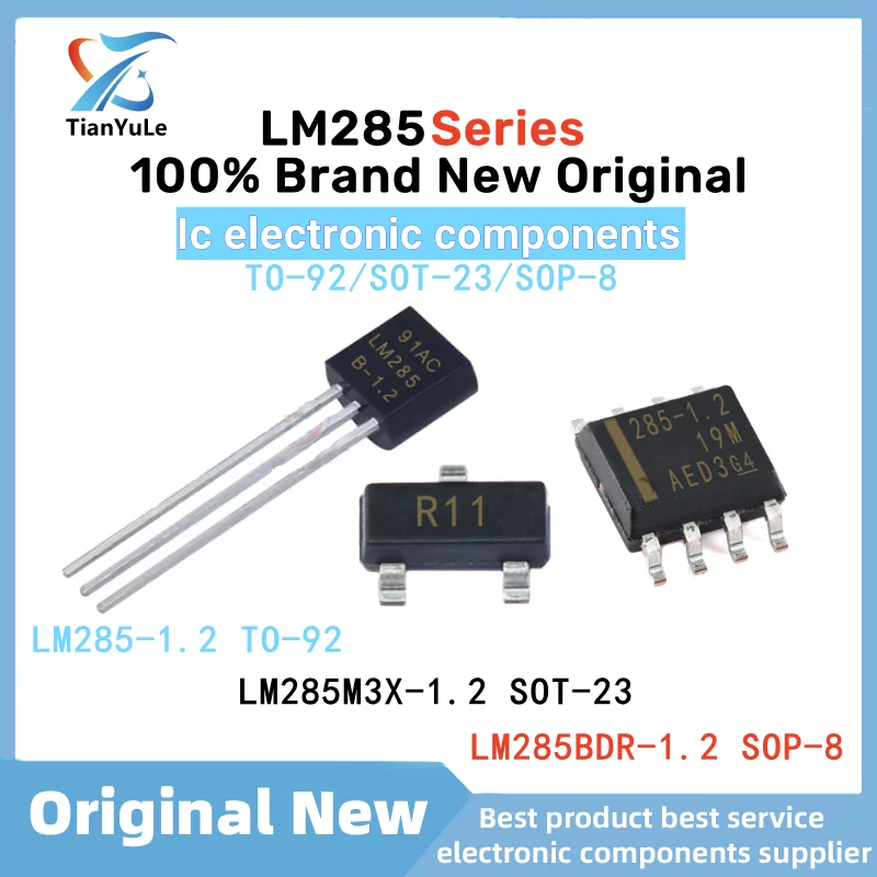 10pcs/lot  LM285 LM285-1.2 TO-92 LM285M3X-1.2 SOT-23 LM285BDR-1.2 SOP-8 LM285B LM285M3XIn Stock IC