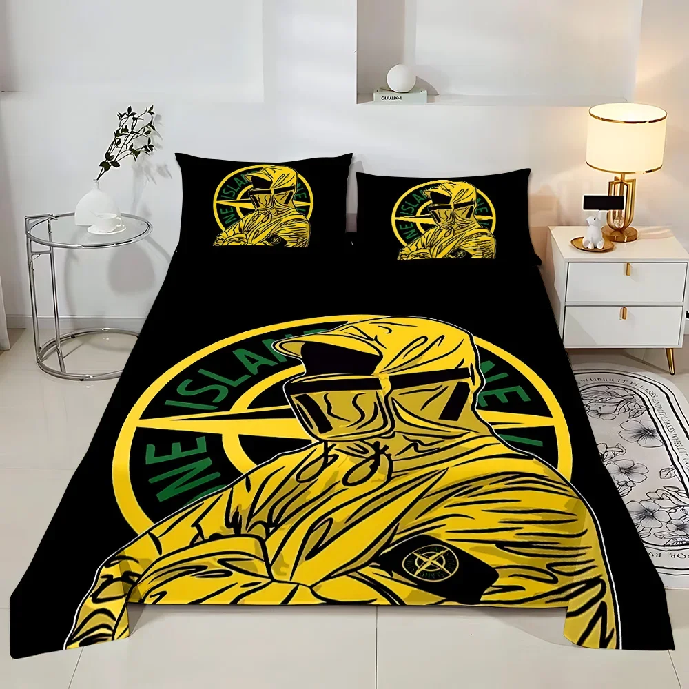 Hot I-Islands Duvet Cover Pillowcase Bedding Set Adult Boy Girl Bedroom Decoration Children Single S-Stones Double Large Size