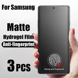3PCS Matte Hydrogel Film for Samsung S24 FE S23 Ultra Screen Protector for Samsung S22 S21 S20 Plus FE S8 S9 S10 Note 8 9 10 20