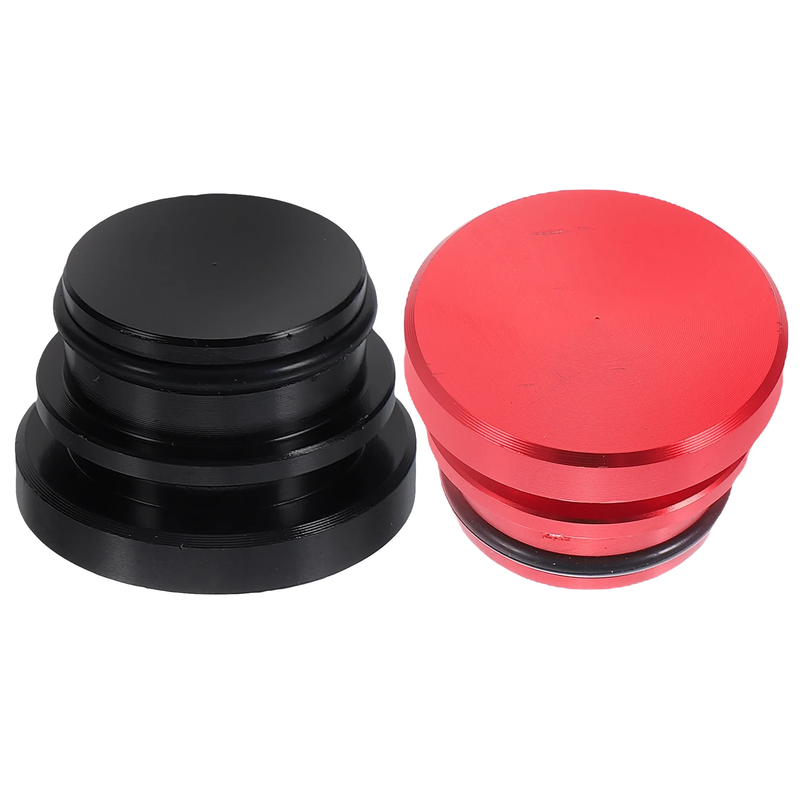 2 Pcs Car Cigarette Lighter Dust Plug Cover Cap for Universal Aluminum Alloy Cigarettes Socket Accessories