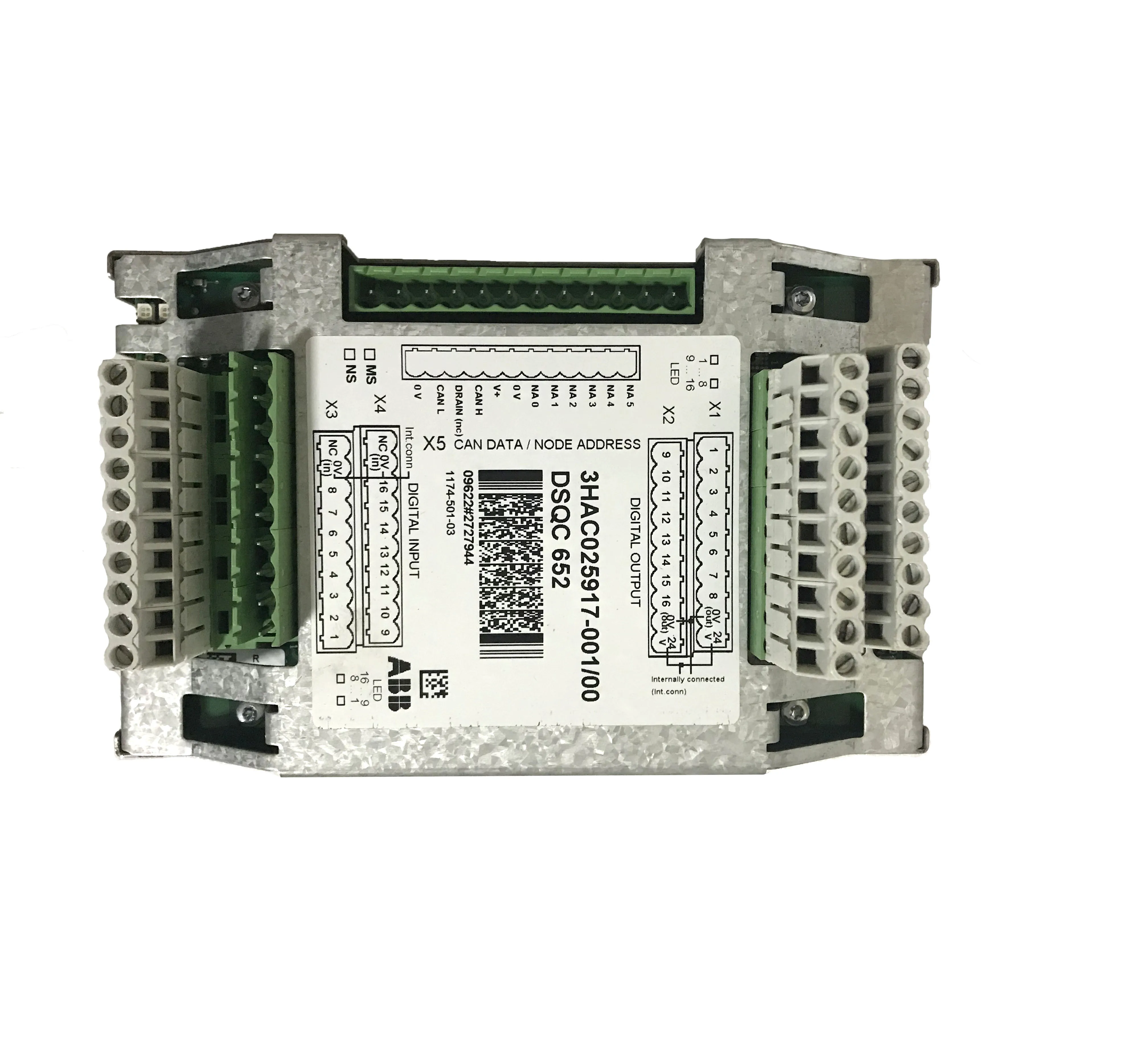 

High Quality I/O Module DSQC 652 I/O Unit 3HAC025917-001/00 Robot Spare Parts