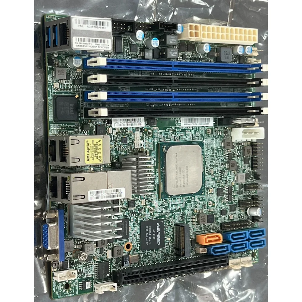 For Supermicro Server Motherboard X10SDV-8C-TLN4F