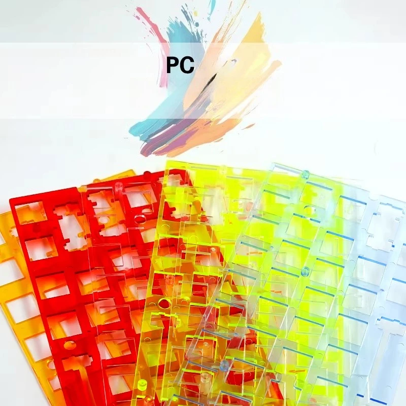 GH60 Positioning Plate Custom Transparent Shell for Wooting60 Magnetic Switch Keyboard Case Game Mechanical Keyboard Accessories