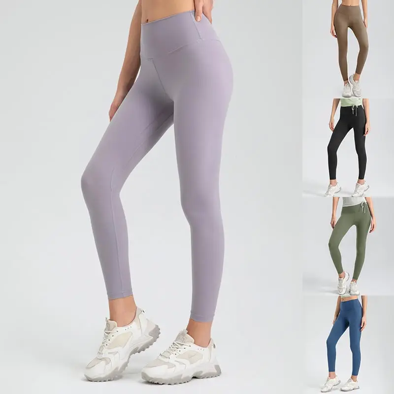 Summer Women's Yoga Pants lightweight Breathable Leggings High Waist Push Up Leggings Running Fitness Workout Pants Gym Legging