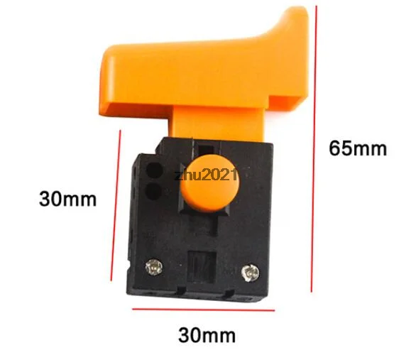 6A 250VAC 12A 125VAC 5E4 SPST NO Trigger Switch for Ricky 150 Polisher 110B/130B/160B