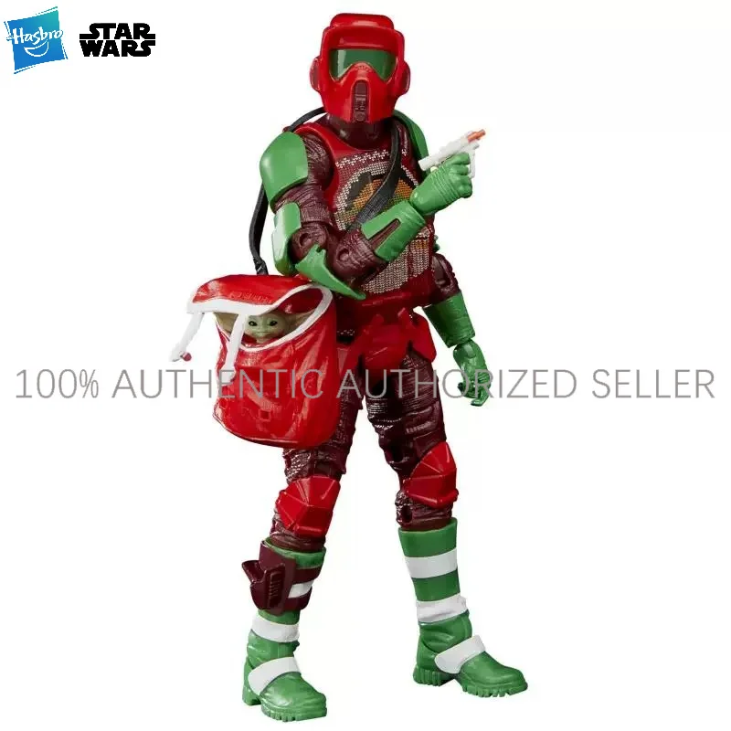 100%Original Hasbro Star Wars The Black Series SCOUT TROOPER(HOLIDAY EDITION) Action Figure Christmas Holiday Edition