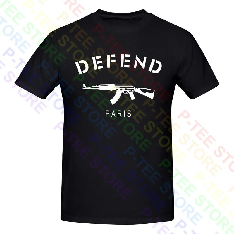 Defend Paris Ak47 Shirt T-shirt Tee Pop Design Hip Hop Streetwear