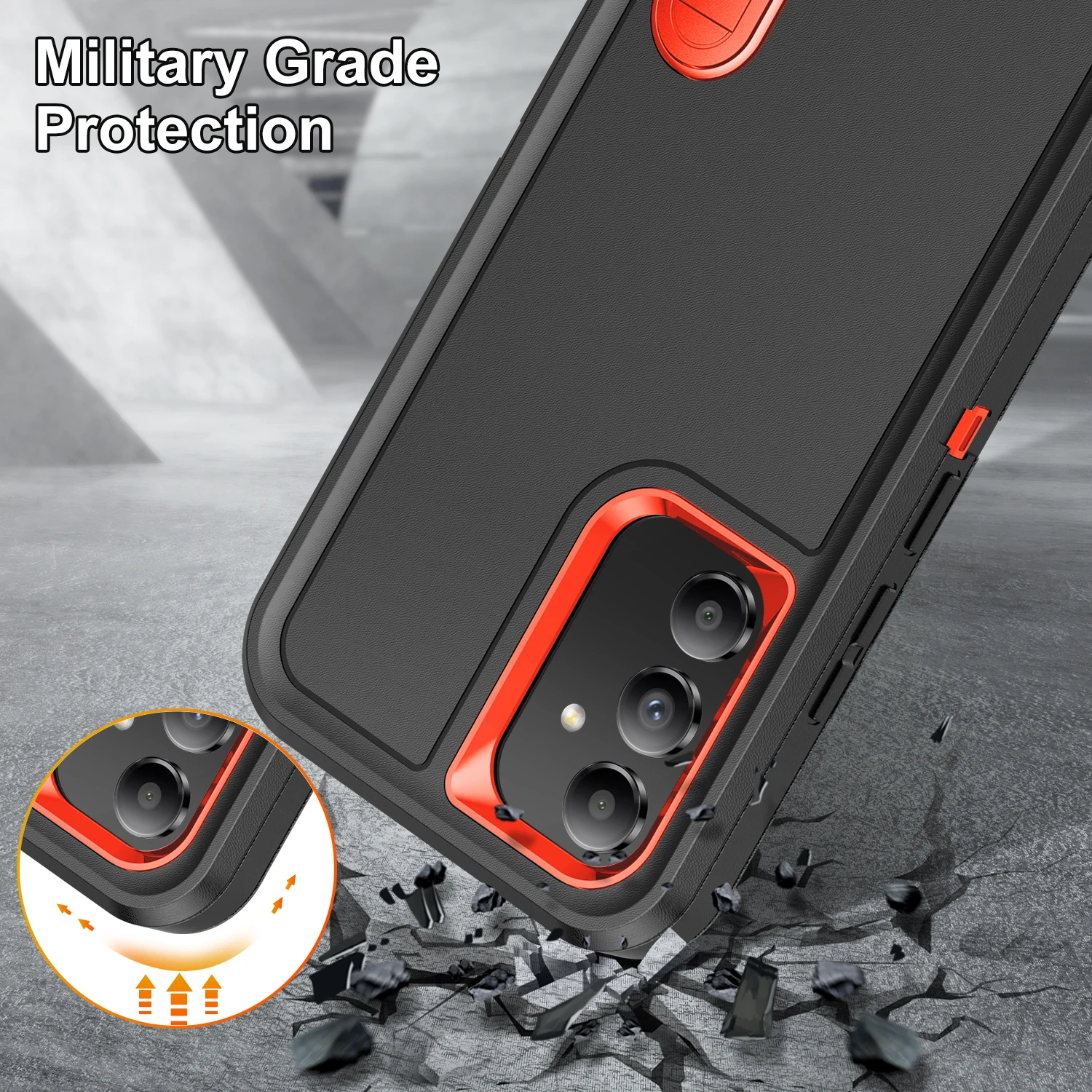 Sturzsichere Schutzhülle für Samsung Galaxy S26 FE S25 Ultra A37 A27 A17 A56 5G A36 A16 A54 A14 A53 A13 A15 S23 S24 S22 Plus – Detail 6