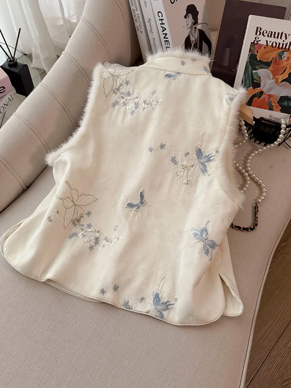 신상 중국 슬레 티엔드 베스트 코트 여성용 가을 겨울 신상 패션 워터 퍼 젊은 버전 면 따뜻한 베스트 아우터웨어