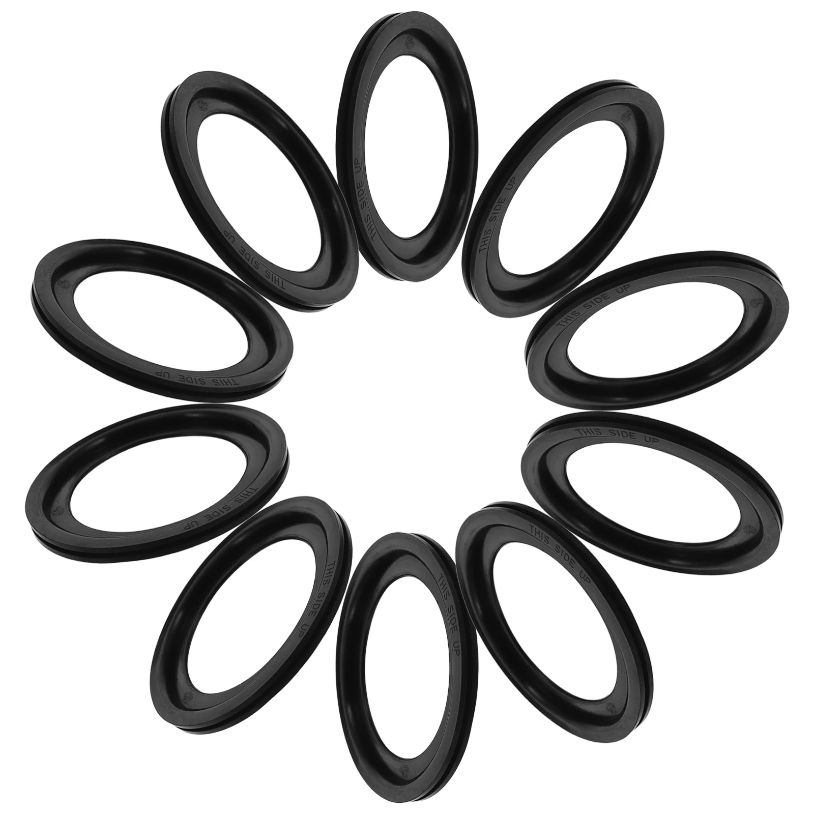 

10pcs Rv Seal Replacement Silicone Gasket 68Mm Inner Diameter High Elastic Leakproof Sealing Ring For Camper Toilet Repair Quiet