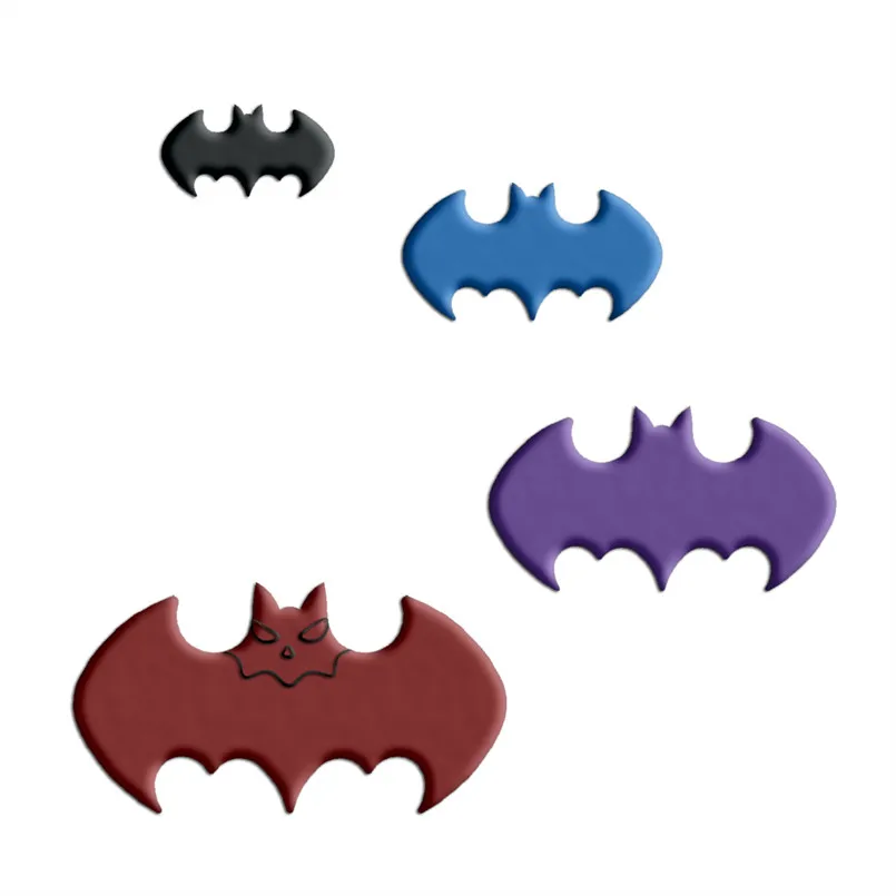 Plastic Molds Four Specifications Cartoon Bat Biscuit,Halloween Shape Cake Cookie Decorating Fondant Cutters Tools