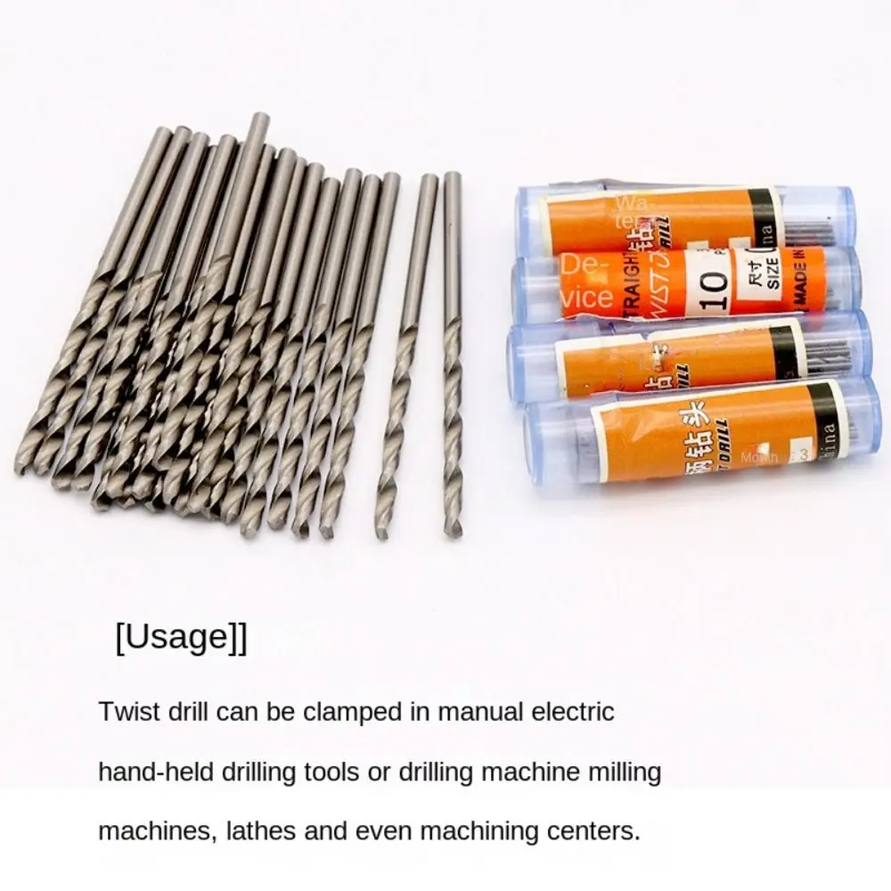 Hard Straight Shank Drill Bit Mini High Speed Steel Twist Drill Bit Drilling Tools Wood