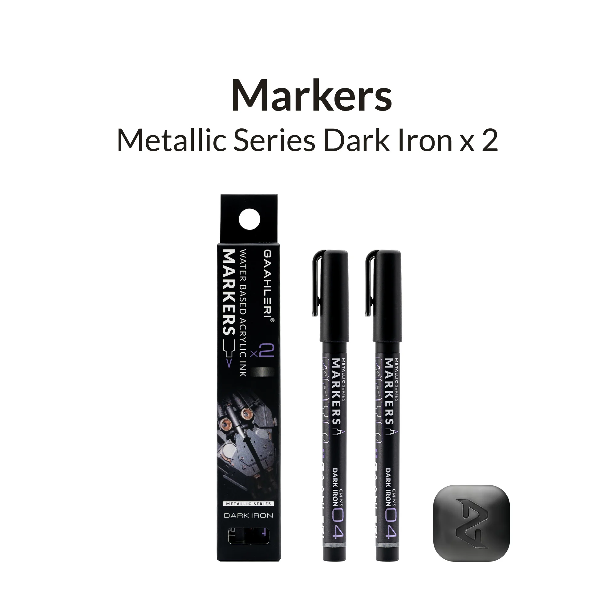 

Gaahleri Marker GM-MS04 Dark Iron 2 PCS