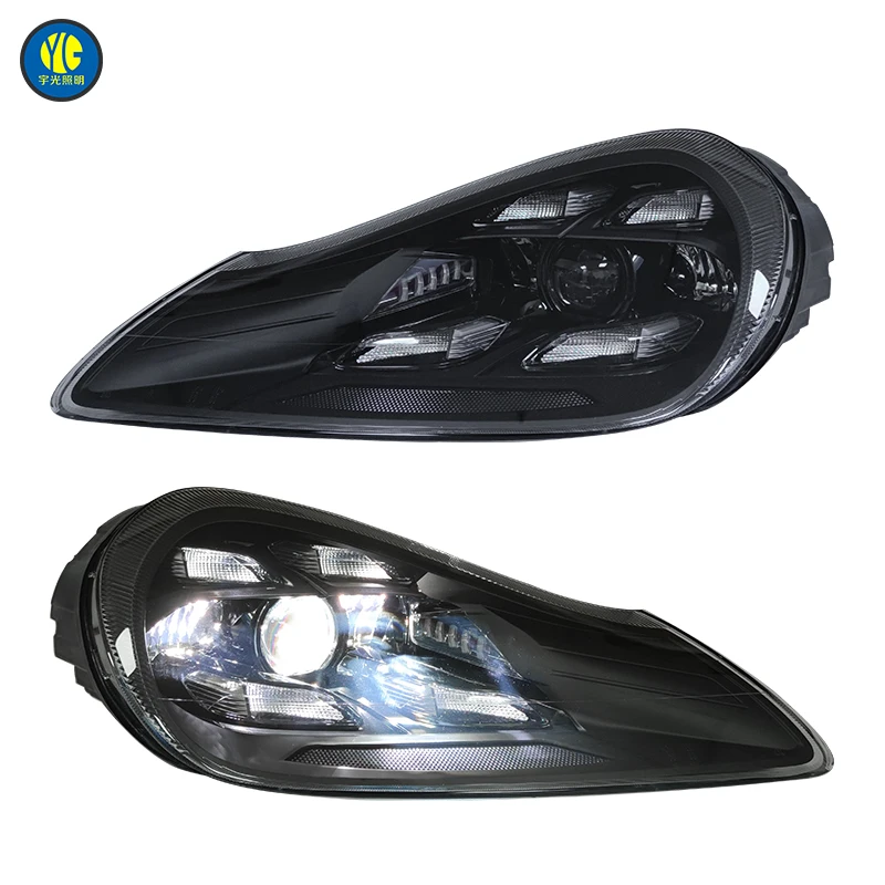

Для Porsche Cayenne 957 2007-2010: Обновленные фары, аксессуары для Porsche, светодиодные фары Plug and Play.