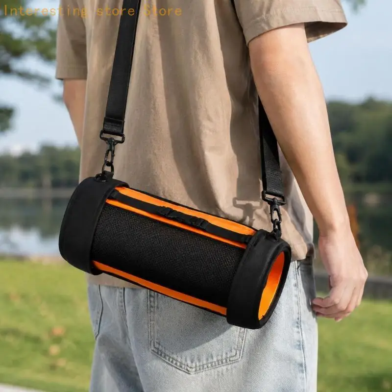Lautsprecher-Tragetasche für Boombox 3 mit Schnallenriemen und verstellbarem Schultergurt, für Reisen, Transport und – Detail 8