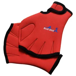 Aquatic Swimming Webbed Gloves Gloves Paddles Fit Traning Water Resistance Webbed Paddles for Swimming Diving