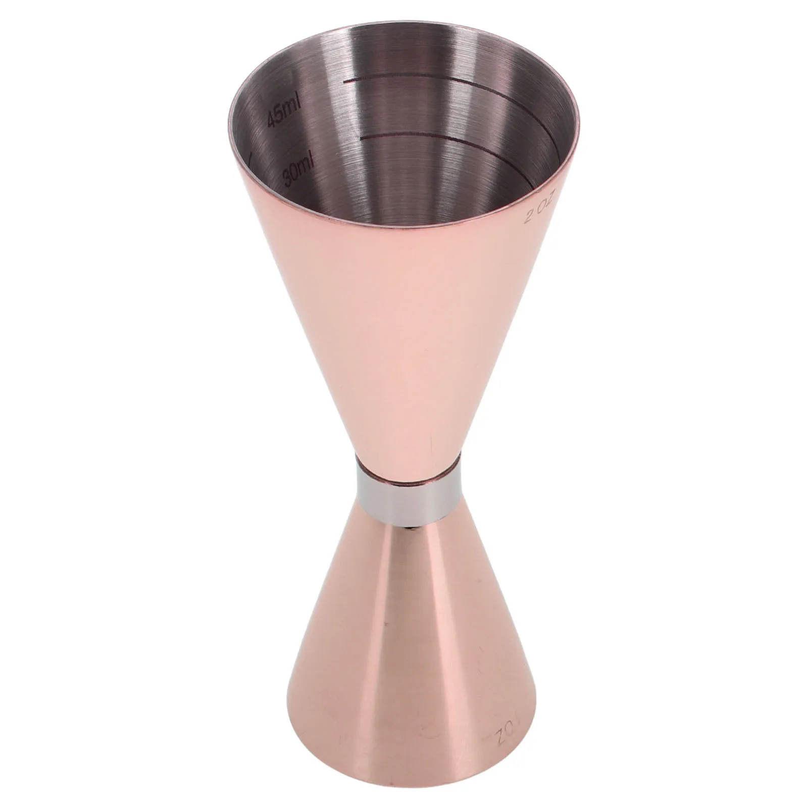 

1pc Thickened Gold Rim Jigger Stainless Steel Double Measuring Cup 30Ml 60Ml High Precision Cocktail Tool Bar Accessories