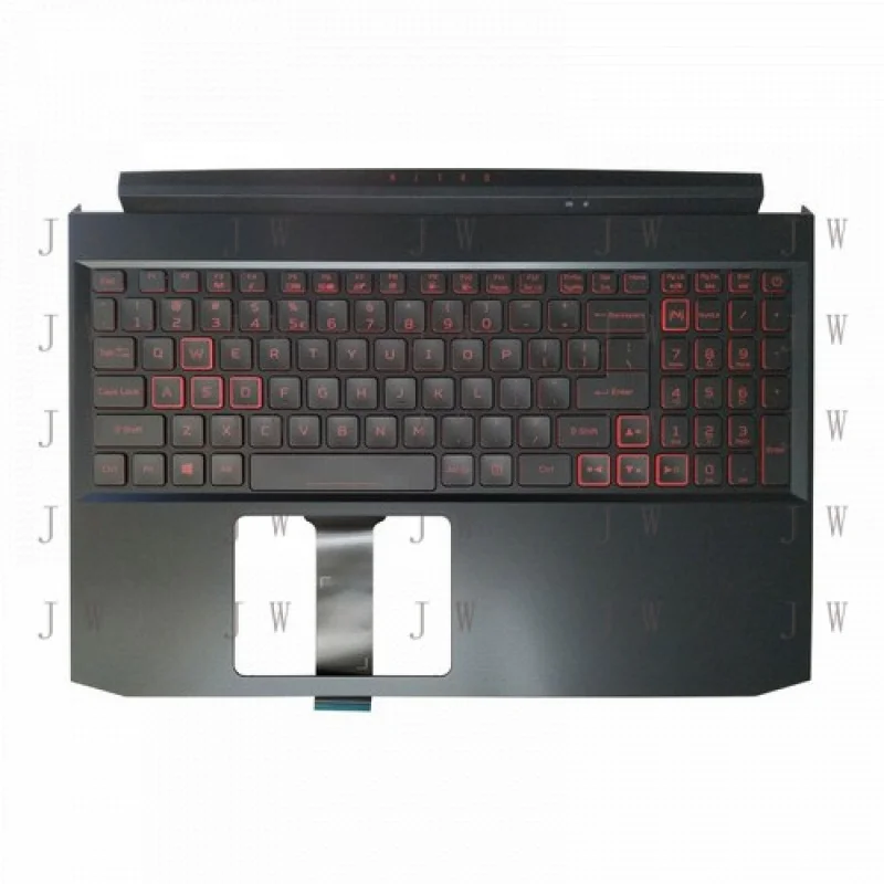 

DDZ Laptop New For Acer Nitro AN515-44 AN515-55 US Backlit Keyboard Palmrest Cover