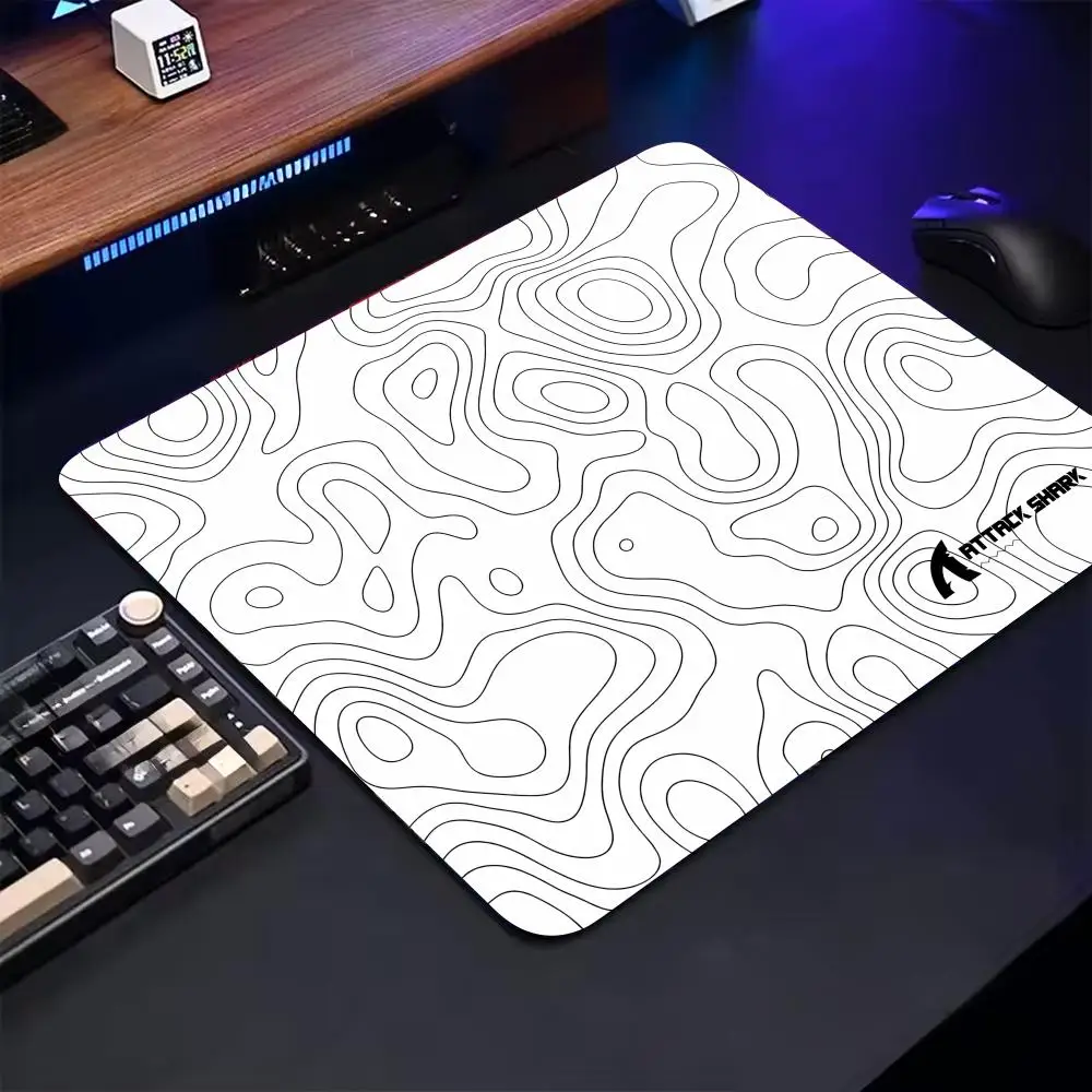 Attack Shark ESport Mouse Pad Cartoon rubber Small mouse pad desktop computer office keyboard e-sports ROGs game — product photo 1 of 1