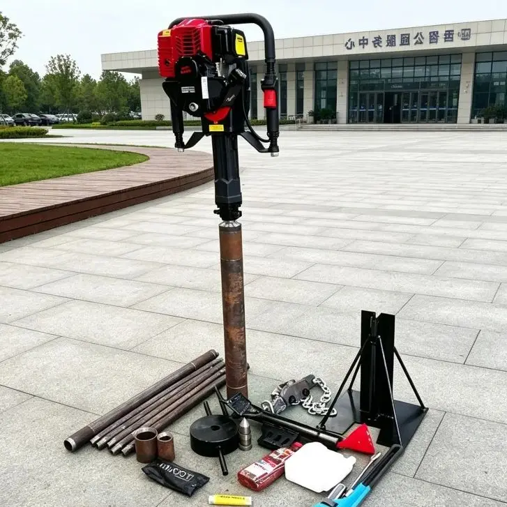 Customized Factory Direct‑sale Portable Vertical Backpack Drilling Rig for Geological Core‑Sampling & Field Water Well Drilling