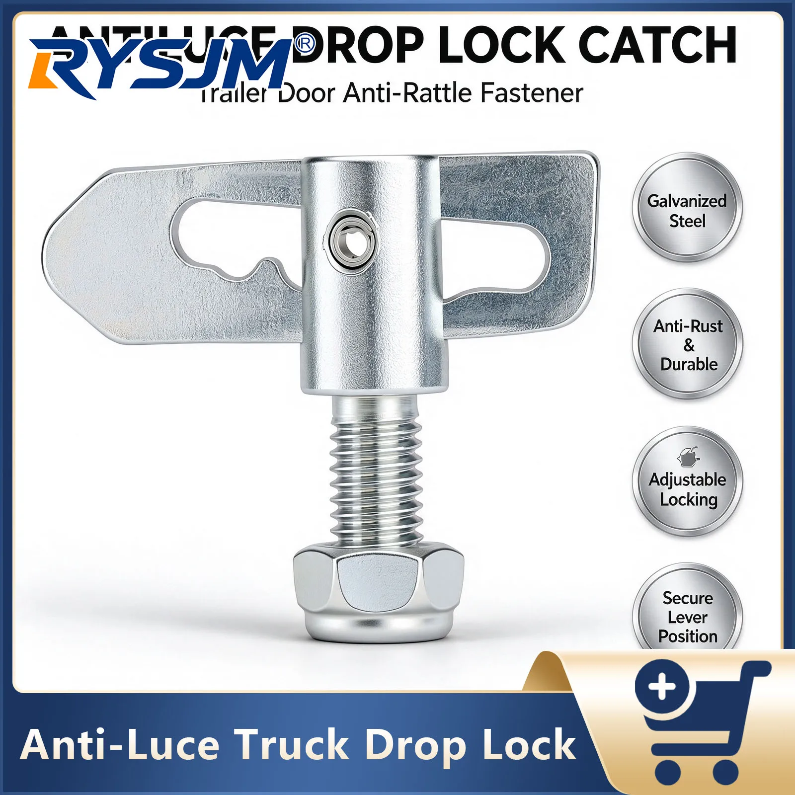 M12 Anti-Luce Truck Drop Lock Pin Fastener Catch Fastener Durable Anti-Theft Locking Pin For Trailer Truck Replacement Parts
